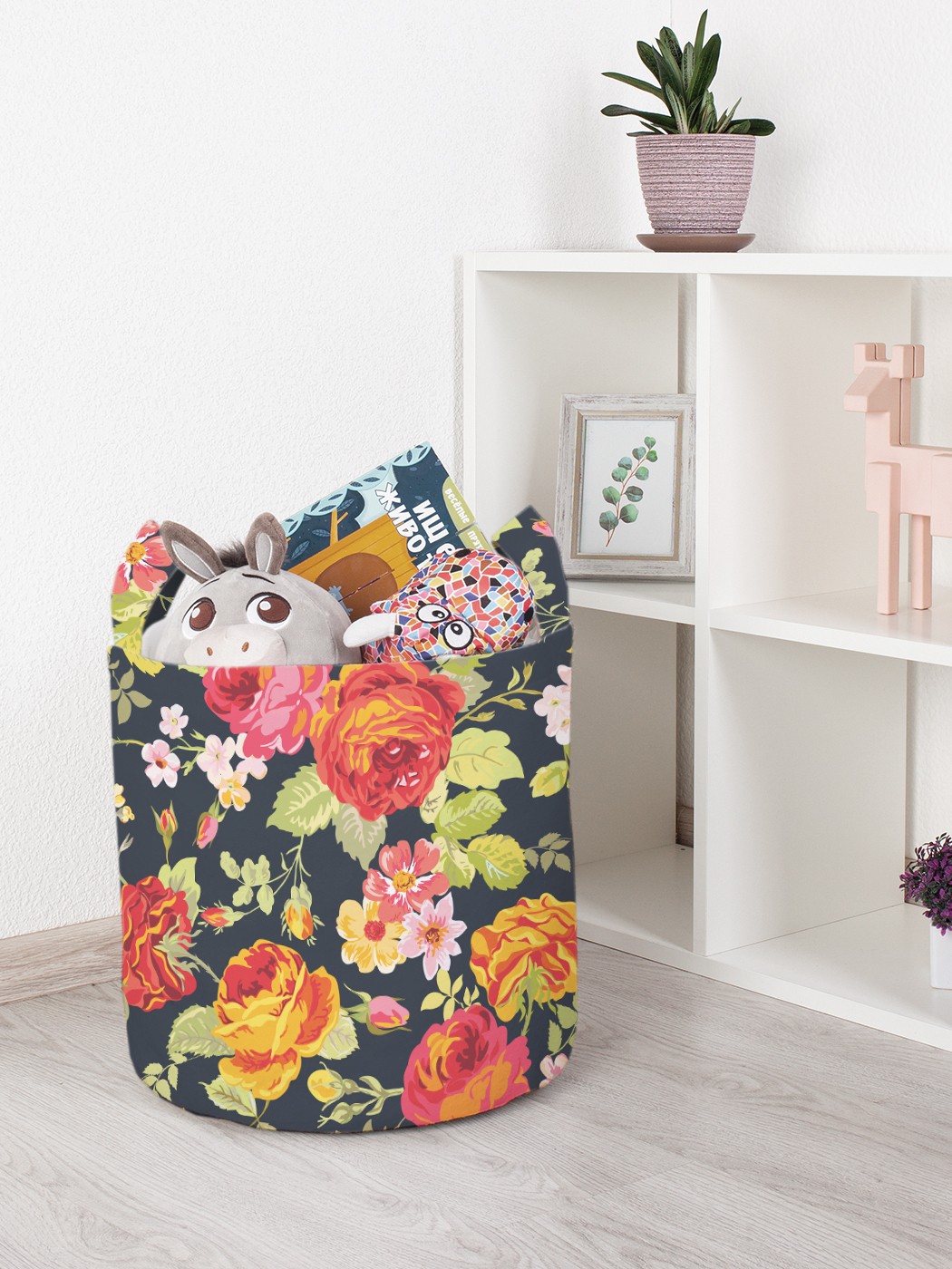 

Корзина для игрушек JoyArty 35x35 см toba_50173_S, Разноцветный