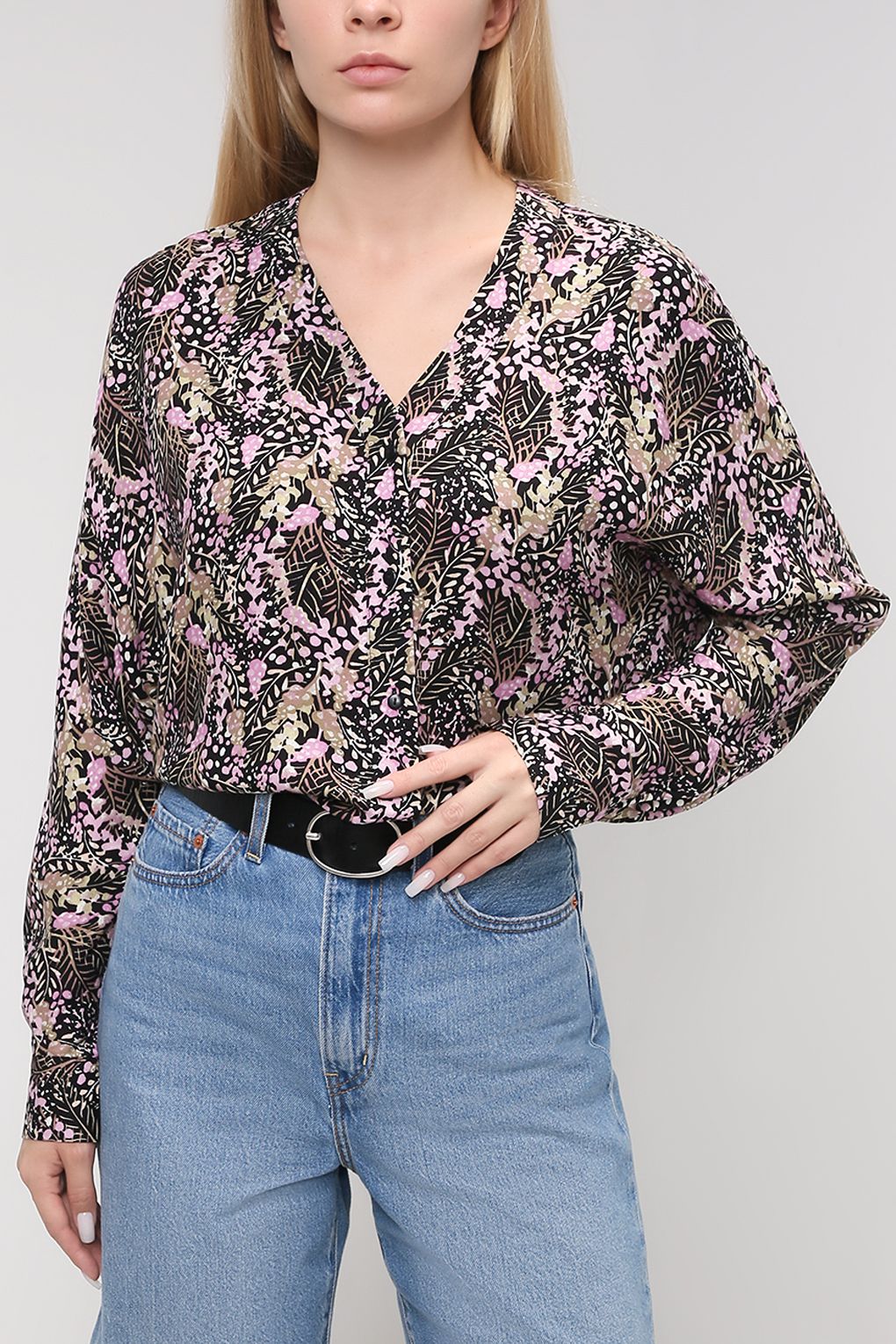 

Блуза женская cut & pret 2108 ANNALISE разноцветная 38 EU, Разноцветный, 2108 ANNALISE