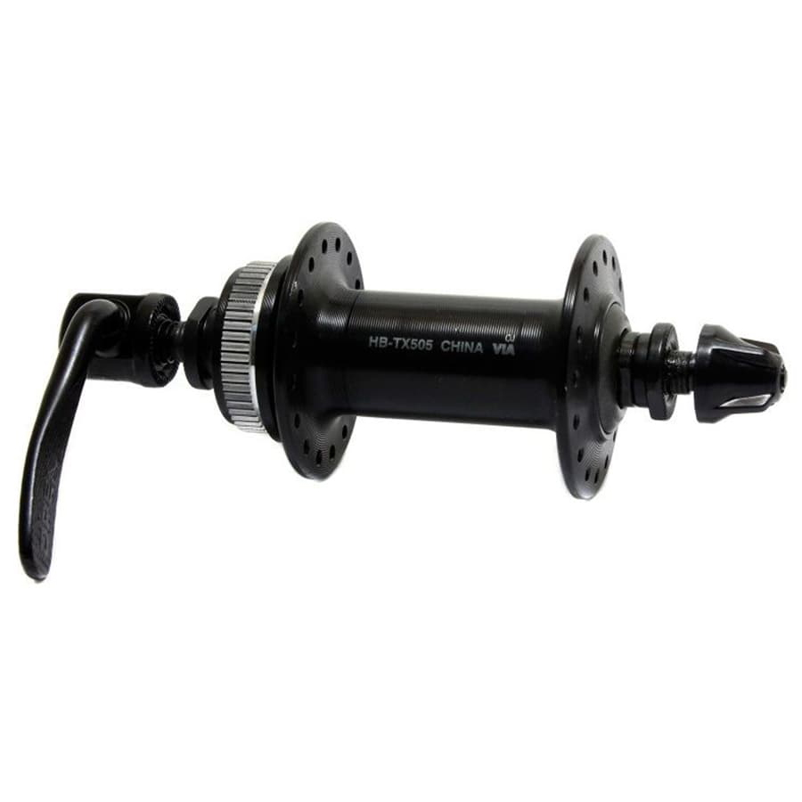 

Втулка передняя Shimano Tourney TX505 32 отв QR C.Lock без кожуха черный EHBTX505B5