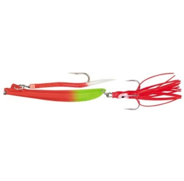 Пилькер Stinger BiColor Pilk  500g #4 Fl.Red-Fl.Chart/GLOW #10/0