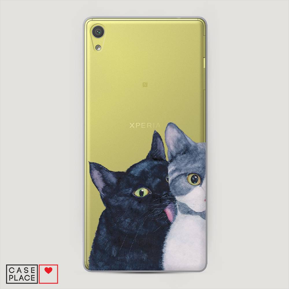 

Пластиковый чехол "Кошачья любовь" на Sony Xperia XA Ultra