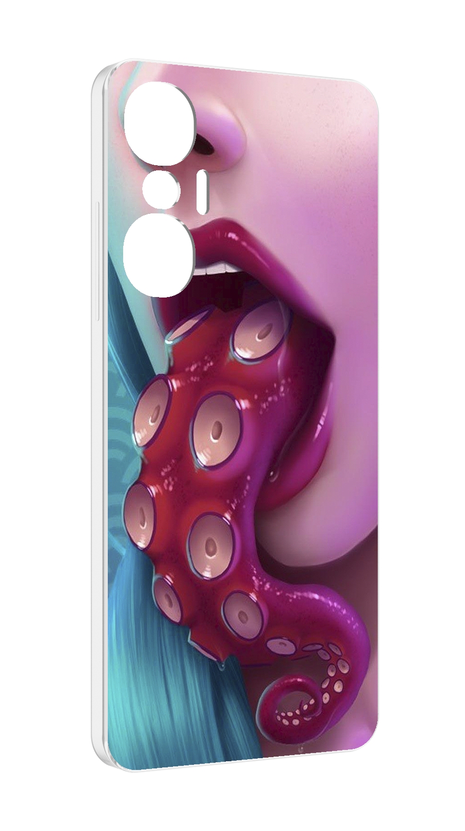 

Чехол MyPads девушка с щупальцой женский для Infinix Hot 20S противоударный, Tocco