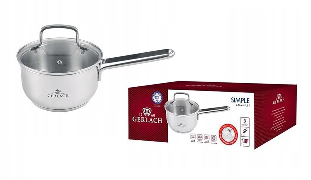 Ковш Gerlach Simple 16Cm 1,5L, 66875-160