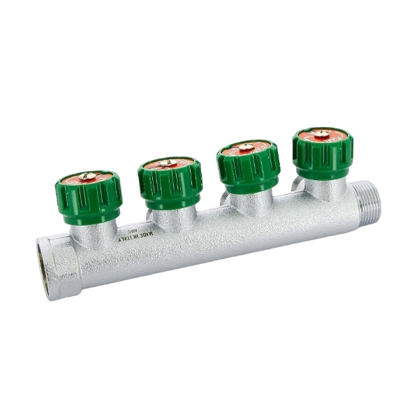 

Распределительный коллектор FAR Multifar НВ 3/4"-1/2"НР. 4 выхода, Хром, FARR