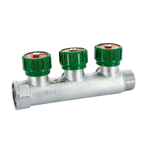

Распределительный коллектор FAR Multifar НВ 3/4"-1/2"НР. 3 выхода, Хром, FARR