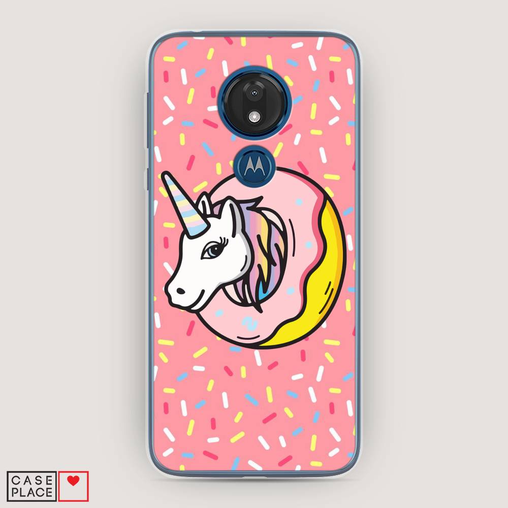 

Чехол Awog на Motorola Moto G7 / Моторола Мото G7 "Единорог в пончике", Разноцветный, 241150-2