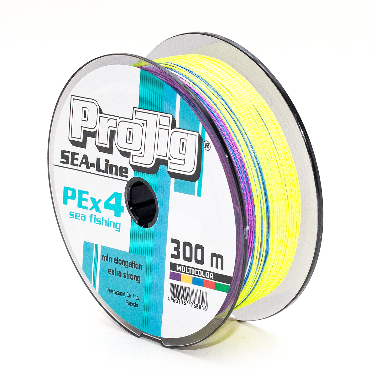 

Плетеный шнур ProJig Sea-Line Multicolor, 0.40 мм, 45.0 кг, 300 м, Разноцветный