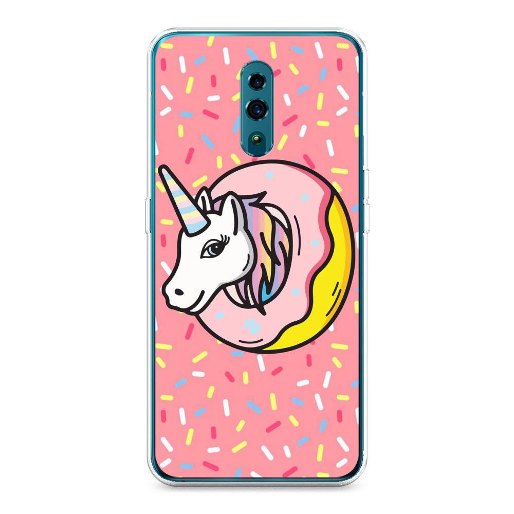 

Чехол Awog на Oppo Reno "Единорог в пончике", Разноцветный, 250750-2