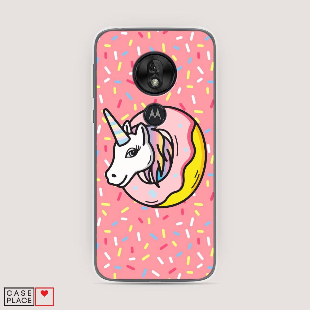 

Чехол Awog на Motorola Moto G7 Play / Моторола Мото G7 Play "Единорог в пончике", Разноцветный, 241250-2