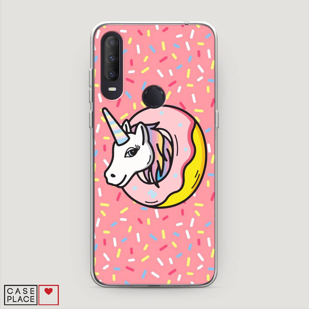 

Чехол Awog на Alcatel 1S (2020) / Алкатель 1S (2020) "Единорог в пончике", Разноцветный, 170850-2