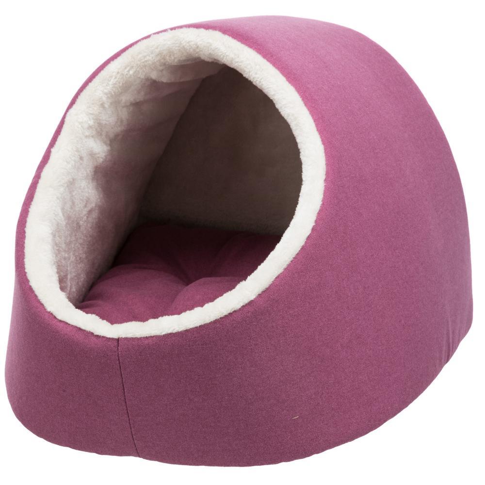 Домик для кошек и собак Trixie плюш, искусственный мех 30x41x50см фиолетовый