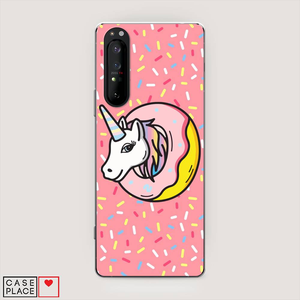 

Чехол Awog на Sony Xperia 1 II "Единорог в пончике", Разноцветный, 54550-2