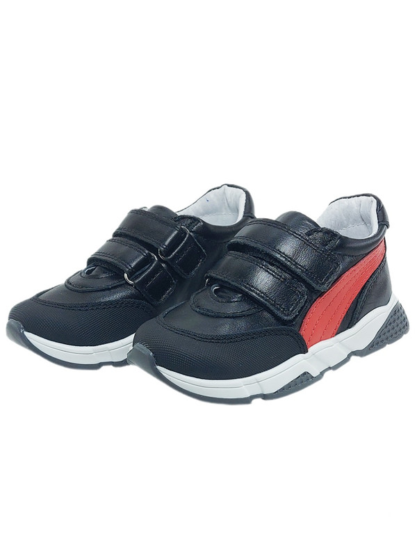Кроссовки детские Baby Ortho Стивен, черный, красный, 26