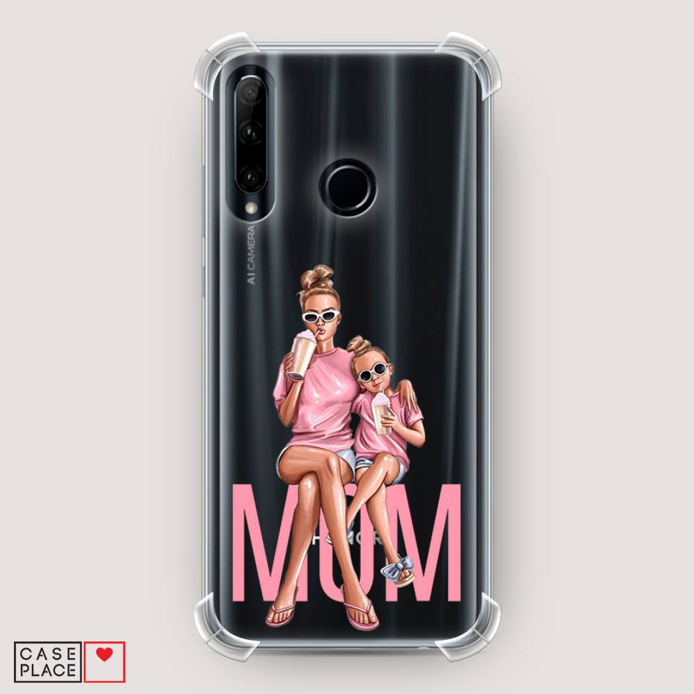 

Чехол Awog на Honor 10i "Lovely mom", Синий;бежевый;розовый, 68851-1