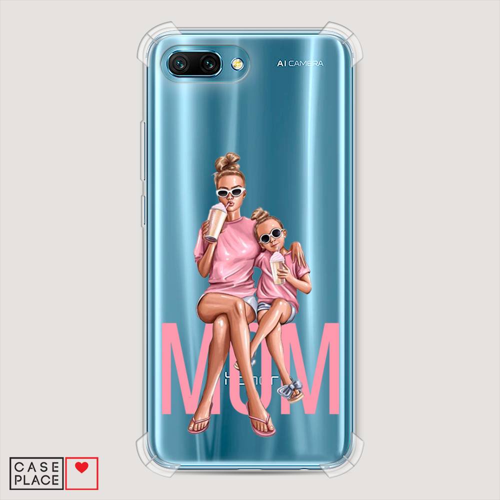 

Чехол Awog на Honor 10 "Lovely mom", Синий;бежевый;розовый, 65351-1