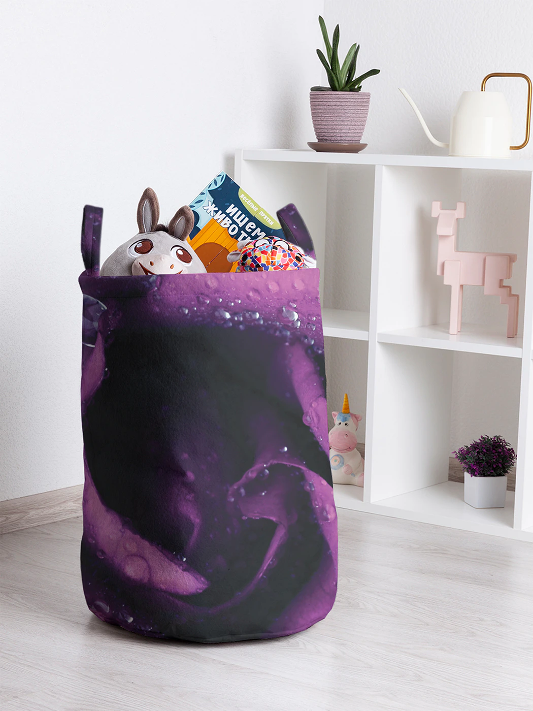 

Корзина для игрушек JoyArty 35x50 см toba_18525_M, Фиолетовый