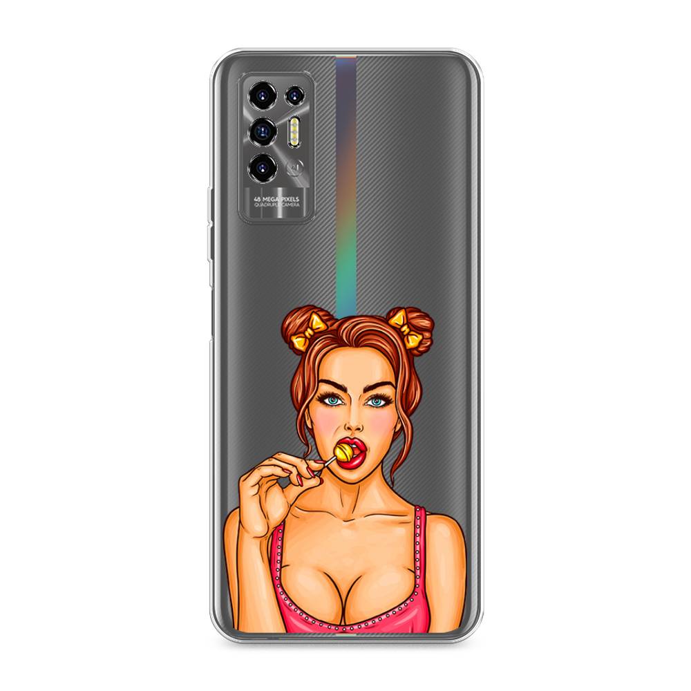 

Чехол Awog на Tecno Pova 2 "Вкусный леденец", Разноцветный