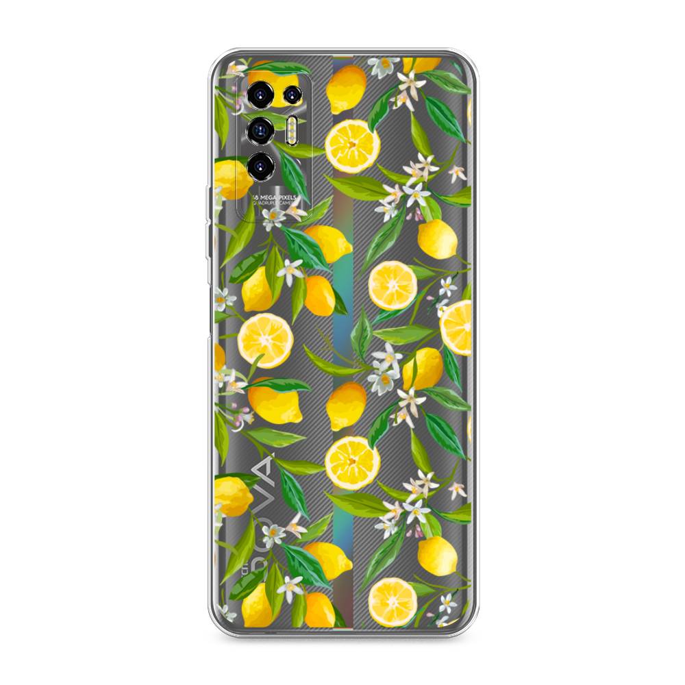 

Чехол Awog на Tecno Pova 2 "Сочные лимоны", Разноцветный, 300550-10