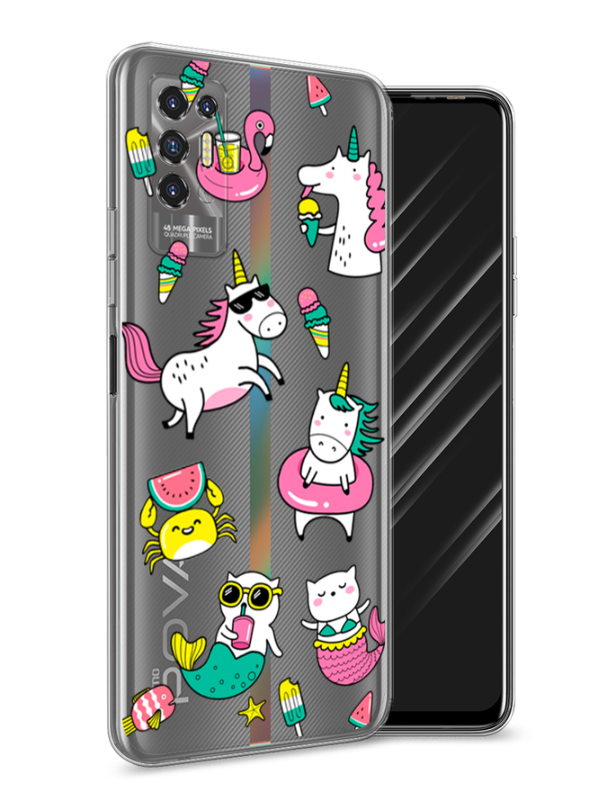 

Чехол Awog на Tecno Pova 2 "На отдыхе", Разноцветный, 300550-2