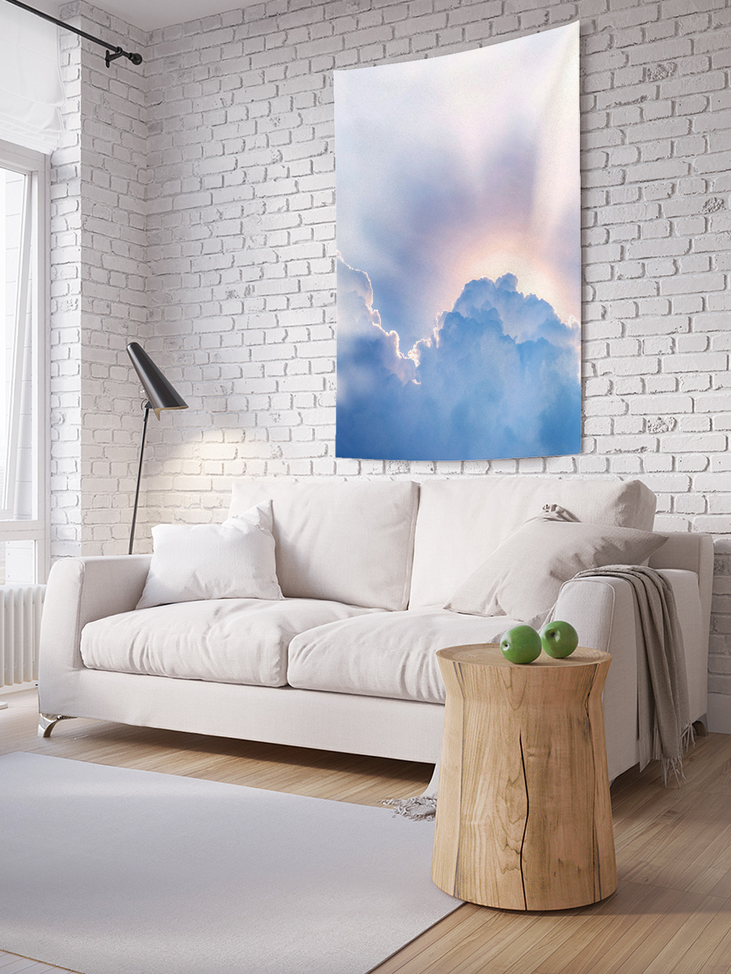 

Вертикальное фотопанно на стену JoyArty Грозное небо 150x200 см, Грозное небо