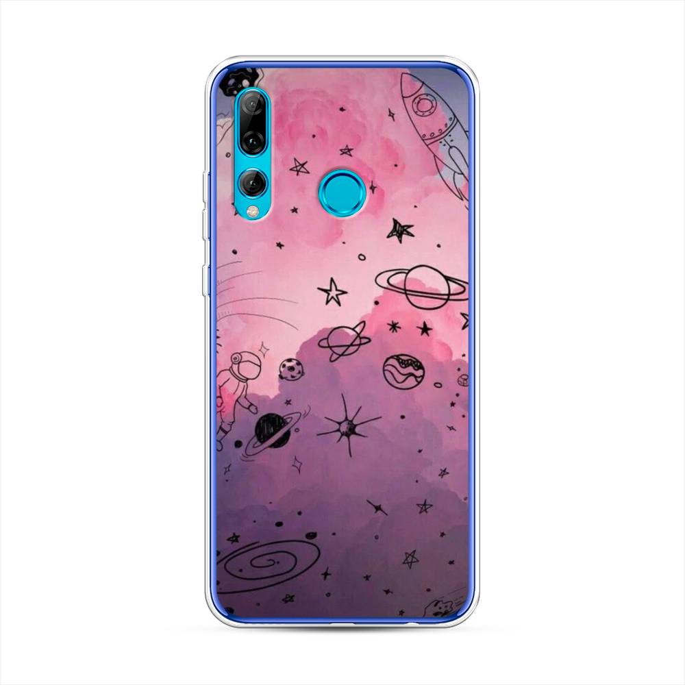 фото Чехол awog "радуга планет 3" для huawei p smart plus 2019
