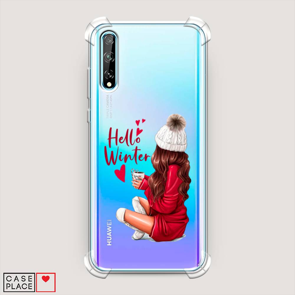 

Чехол Awog "Hello winter" для Huawei Y8p, Красный;коричневый;белый
