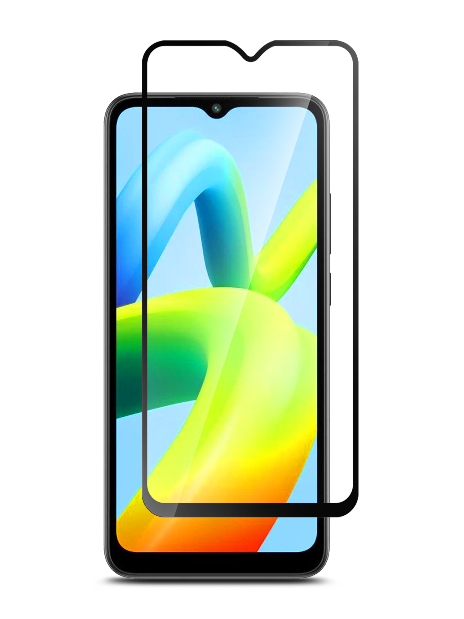 

Защитное стекло Brozo на Xiaomi Redmi A1/ A1+ на весь экран