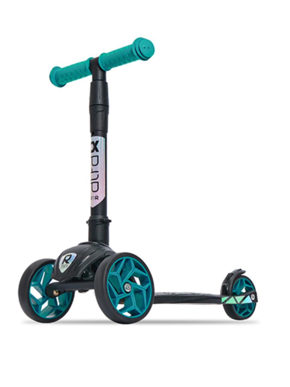 

Детские самокаты и кикборды ALFA TOYS Mini R Black бирюзовый, Mini R Black