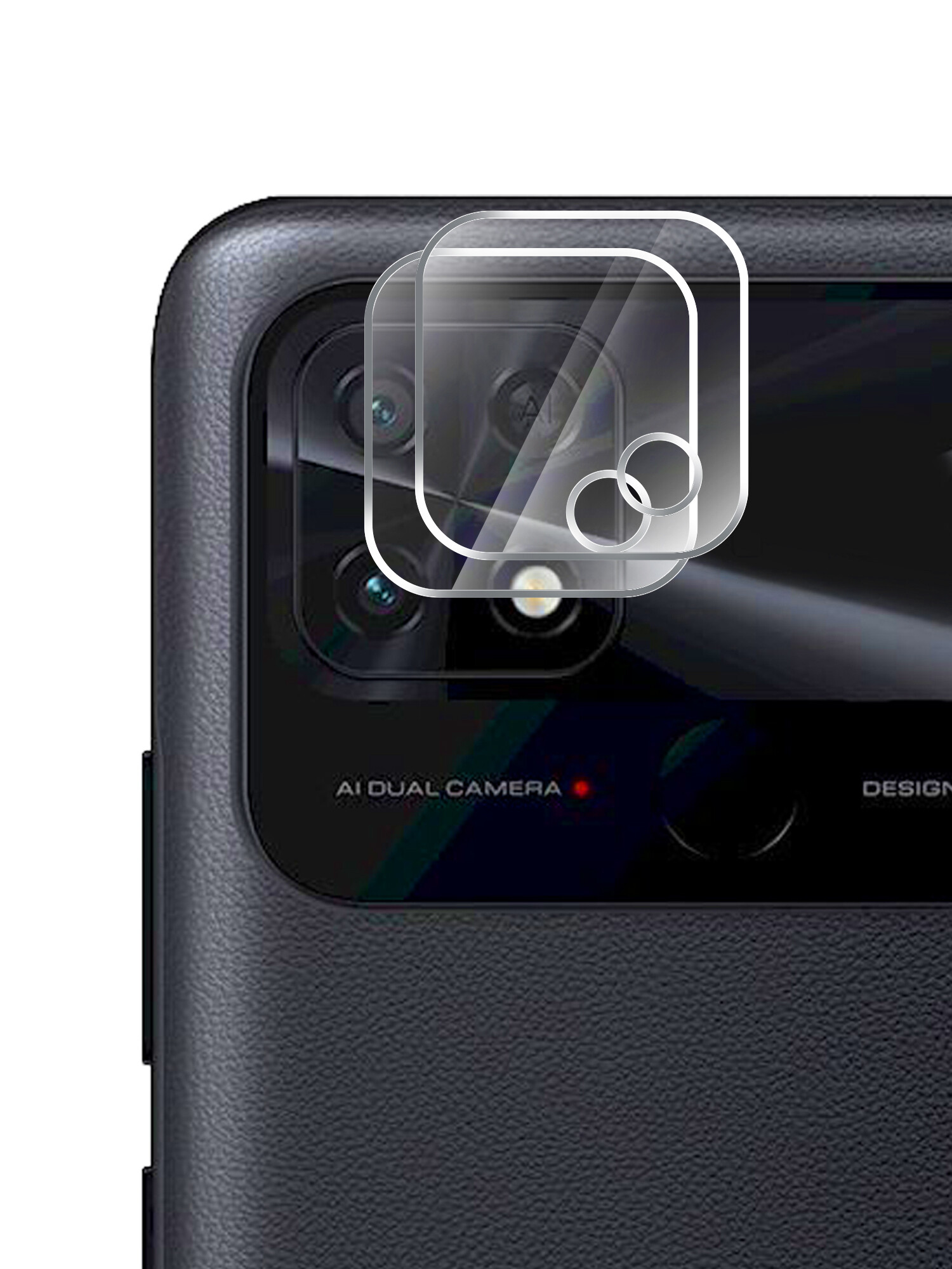 

Гибридное защитное стекло Brozo на камеру Xiaomi Poco C40