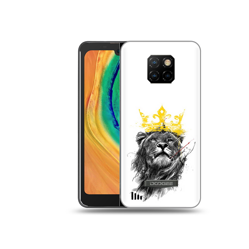 

Чехол MyPads Tocco для Doogee S88 Plus король-лев, Прозрачный, Tocco