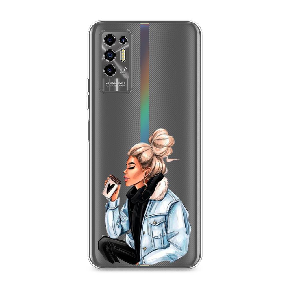 

Чехол Awog на Tecno Pova 2 "Cute girl", Разноцветный, 300550-7