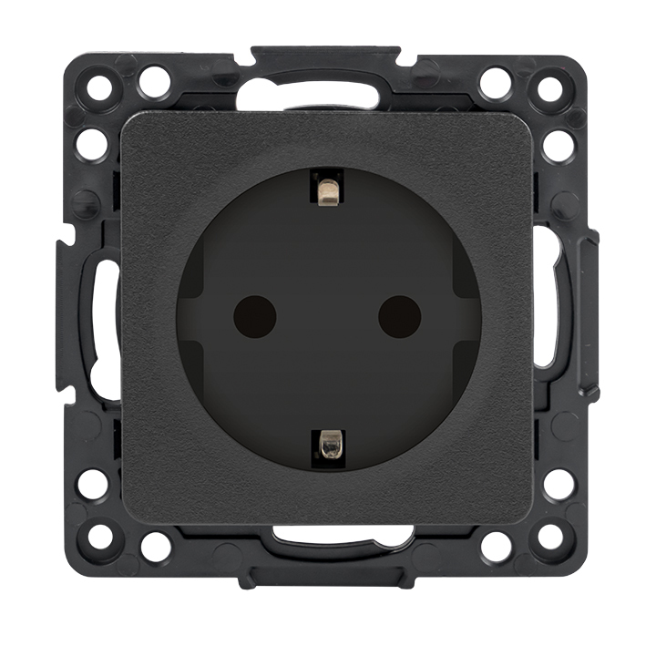 

Розетка EKF EZR16-028-10, 3шт, Черный