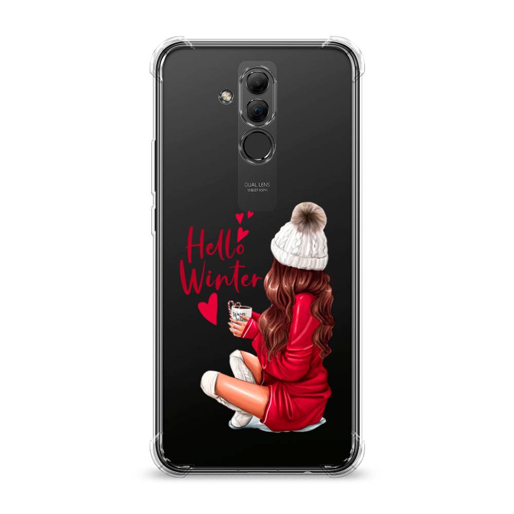 

Чехол Awog "Hello winter" для Huawei Mate 20 Lite, Красный;коричневый;белый