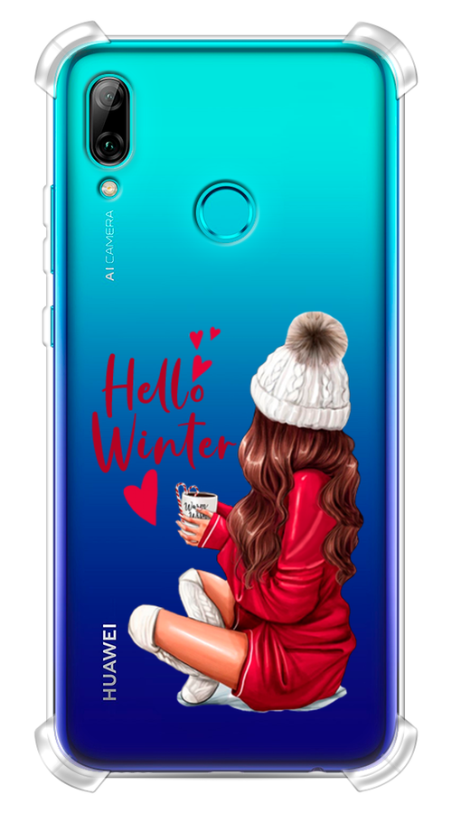 

Чехол Awog на Honor 10 Lite "Hello winter", Красный;коричневый;белый