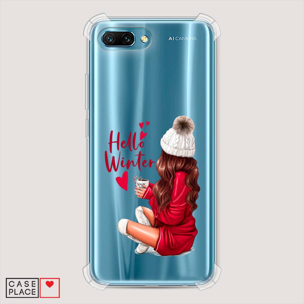 

Чехол Awog на Honor 10 "Hello winter", Красный;коричневый;белый