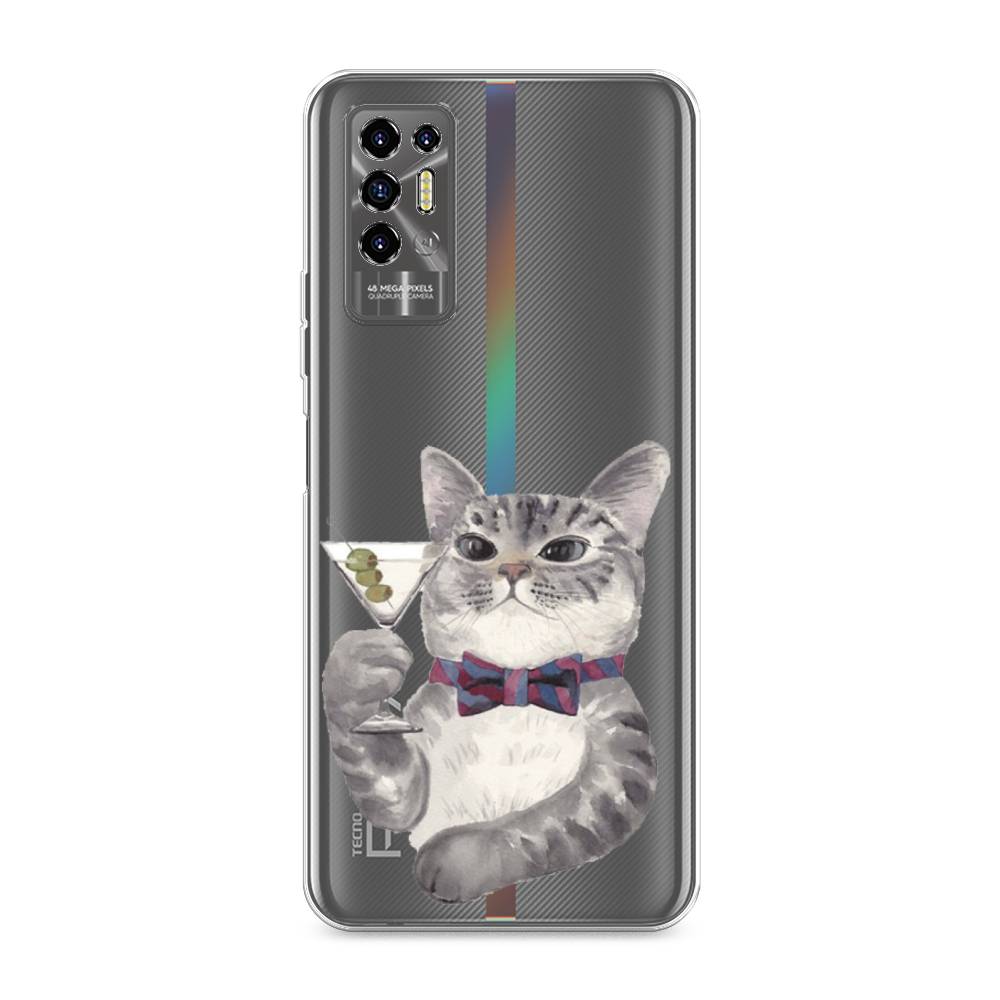 

Чехол Awog "Кот джентльмен" для Tecno Pova 2