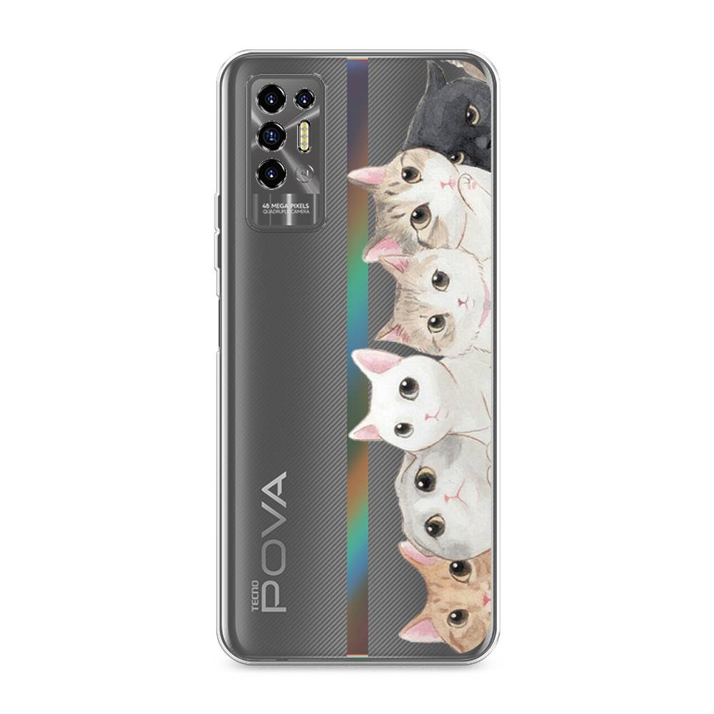 

Чехол Awog "Котики" для Tecno Pova 2