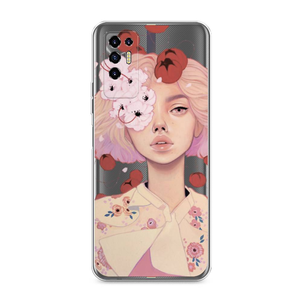 

Чехол Awog на Tecno Pova 2 "Цветочная анархия", Разноцветный, 300550-7
