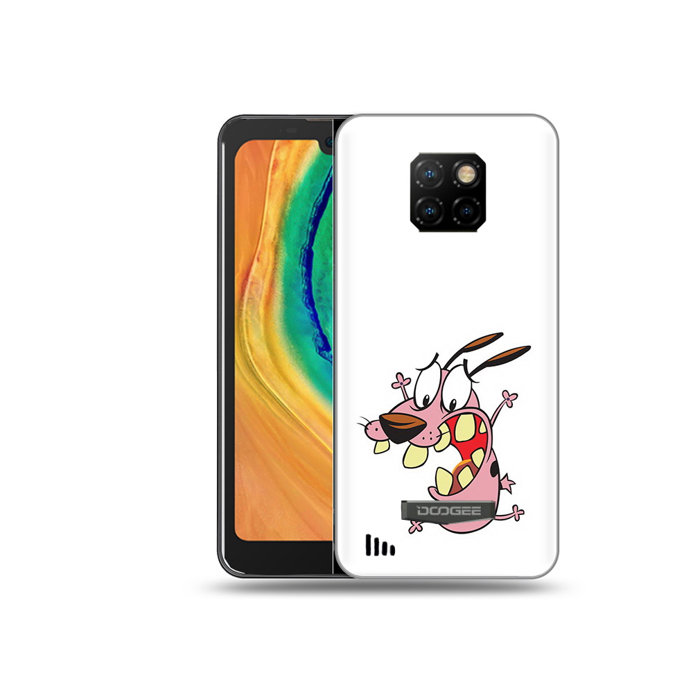 

Чехол MyPads Tocco для Doogee S88 Plus зубастый бобик, Прозрачный, Tocco