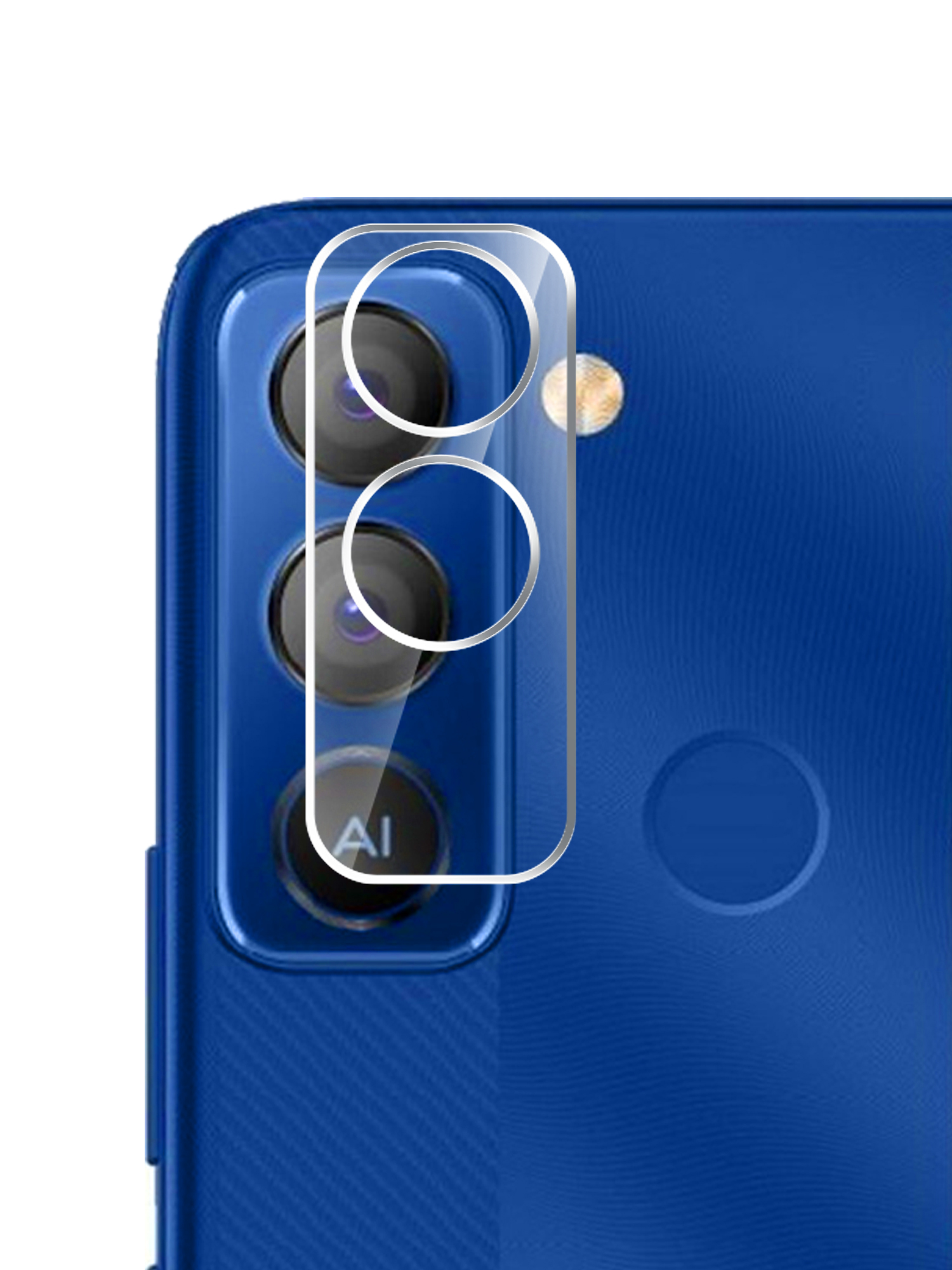 

Гибридное защитное стекло Brozo на камеру Tecno Pop 5