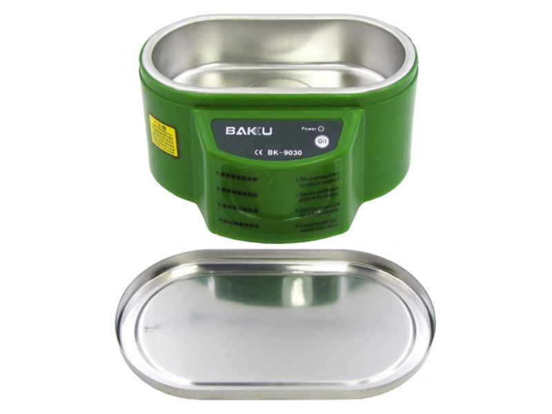 Ультразвуковая ванна Baku BK-9030 Green ультразвуковая мойка codyson cds 100 уз ванна для маникюра аппарат для чистки инструмента
