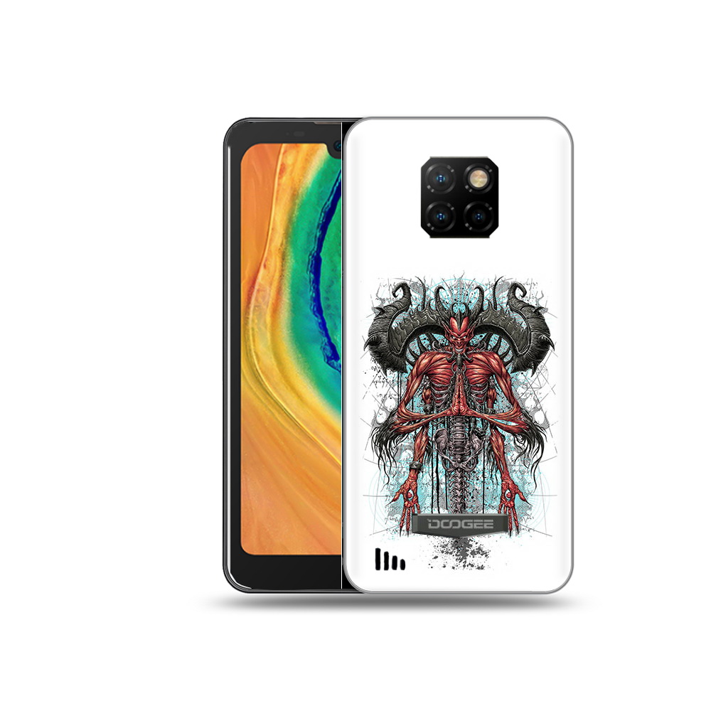 

Чехол MyPads Tocco для Doogee S88 Plus дьявол, Прозрачный, Tocco