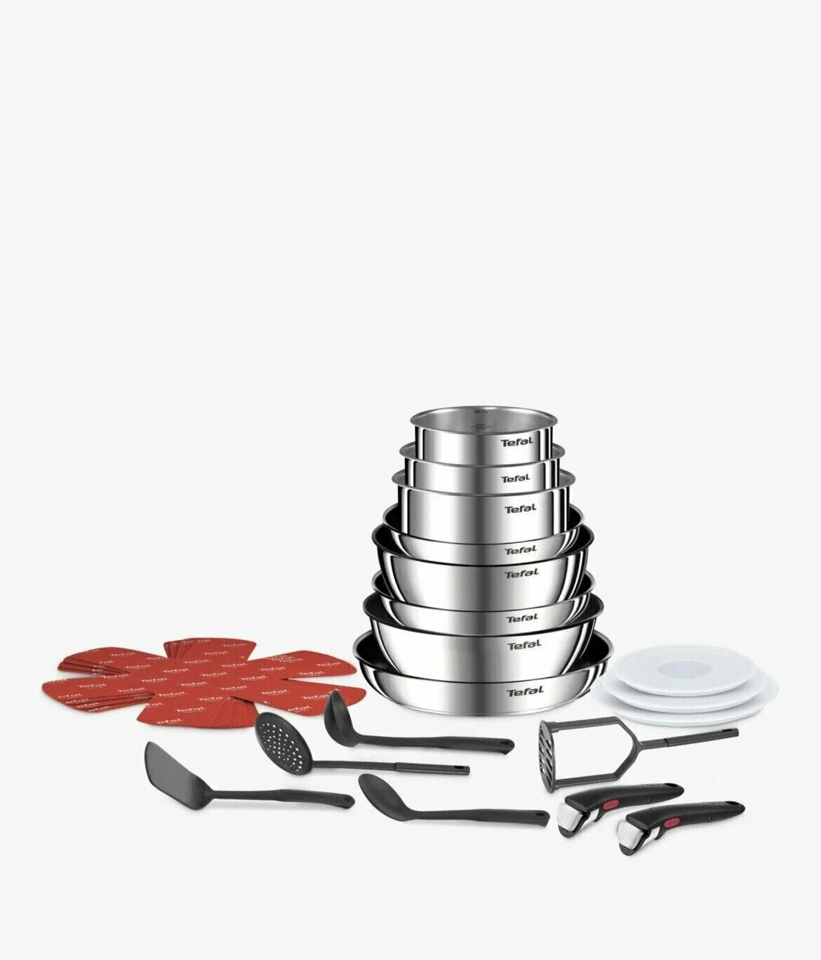 Кастрюли ковши сотейники Tefal набор кастрюль Ingenio Essential черный 5 19490₽