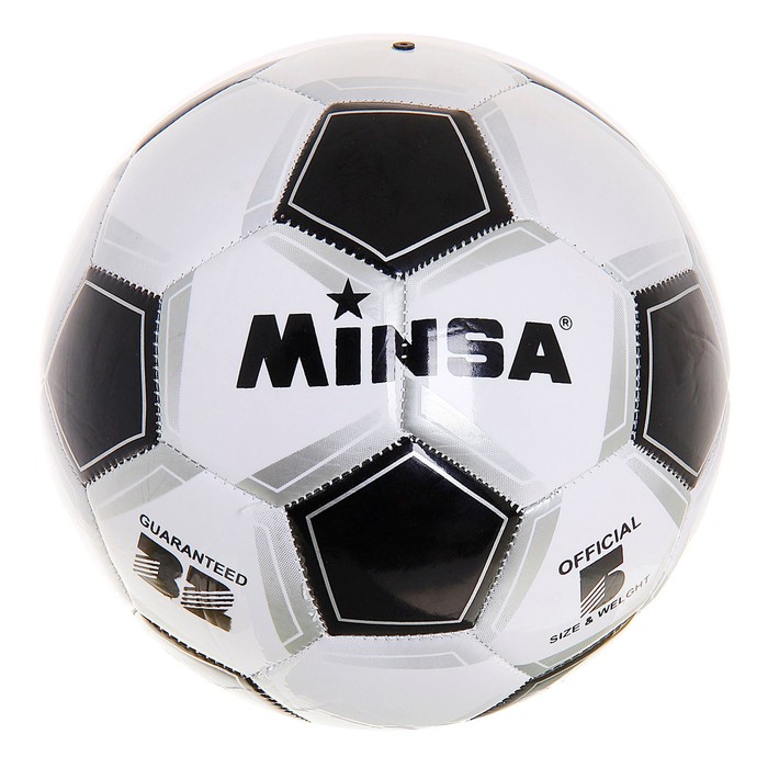 

Мяч футбольный MINSA Classic, ПВХ, машинная сшивка, 32 панели, размер 5, 320 г