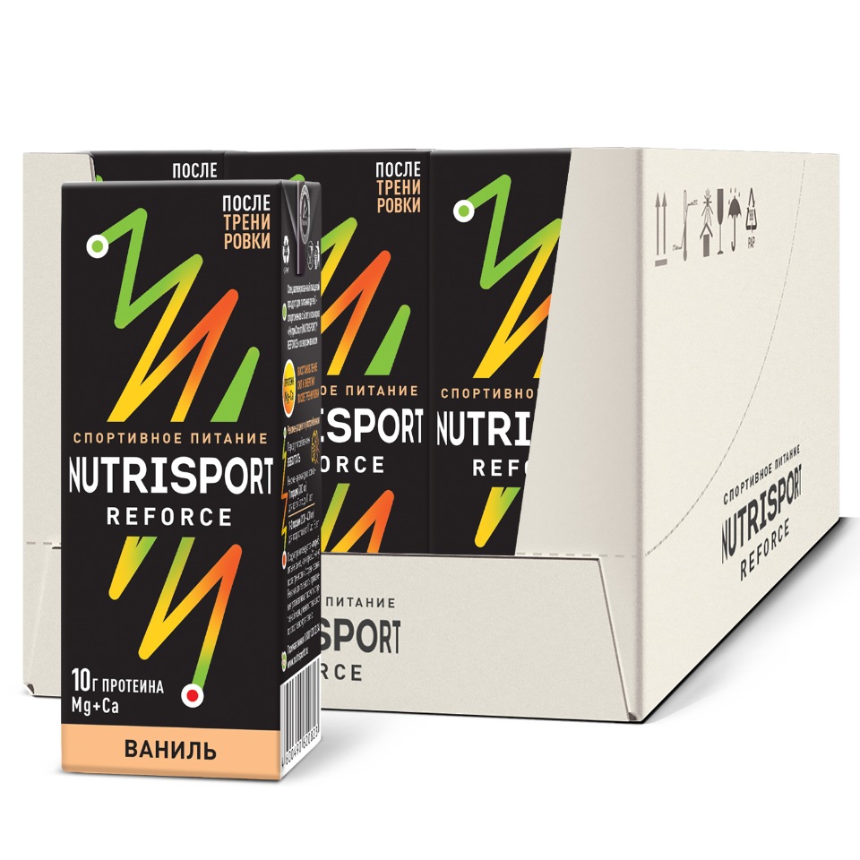 

Восстановительный напиток Nutrisport Reforce, 18 x 200 мл, ваниль, Nutrisport REFORCE