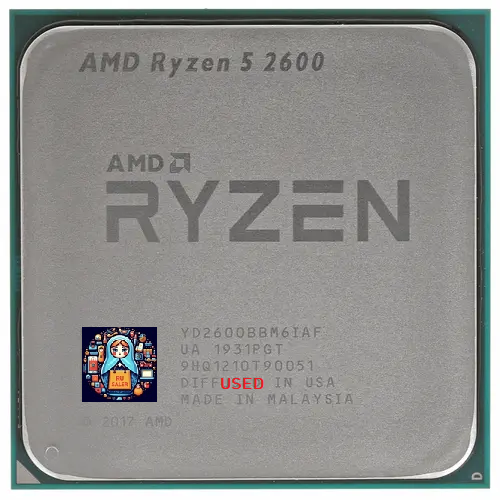 

Процессор AMD Ryzen 5 2600 OEM, 2600