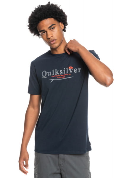 

Футболка мужская QUIKSILVER EQYZT06711 синяя M, EQYZT06711