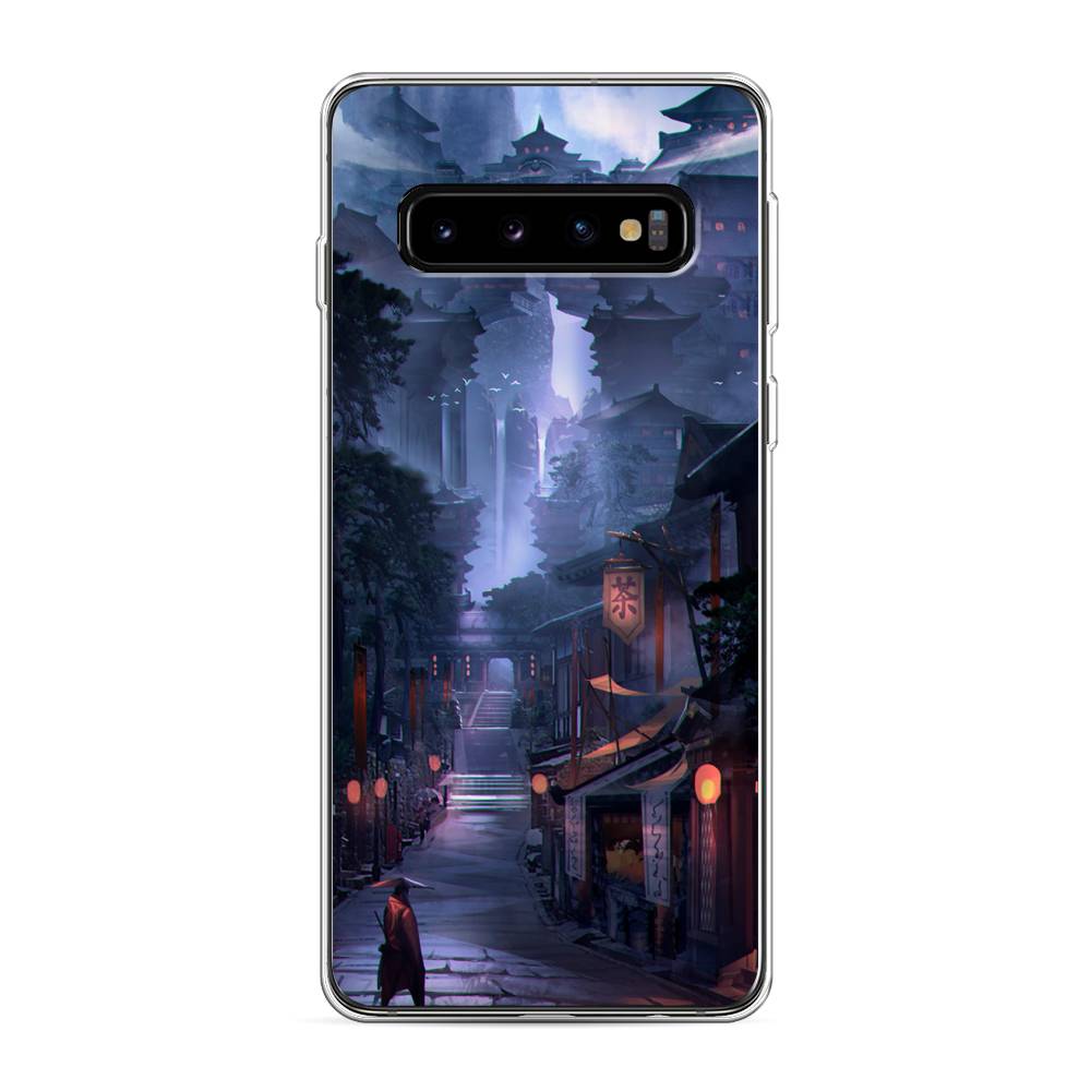 

Чехол Awog на Samsung Galaxy S10 "Одинокий самурай", Разноцветный, 27050-10