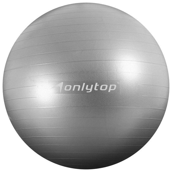 

Фитбол, ONLYTOP, d=75 см, 1000 г, антивзрыв, цвет серый