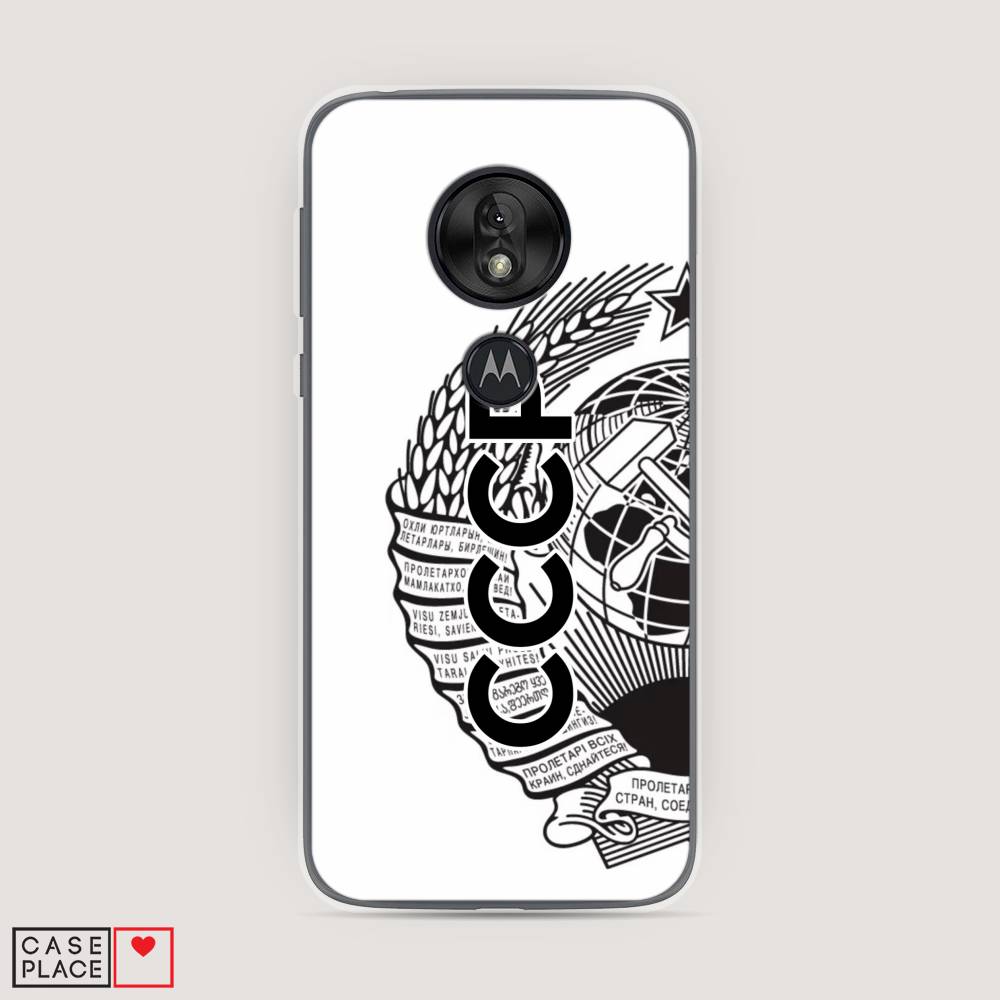 

Чехол Awog на Motorola Moto G7 Play / Моторола Мото G7 Плэй "Герб СССР", Разноцветный, 241250-10